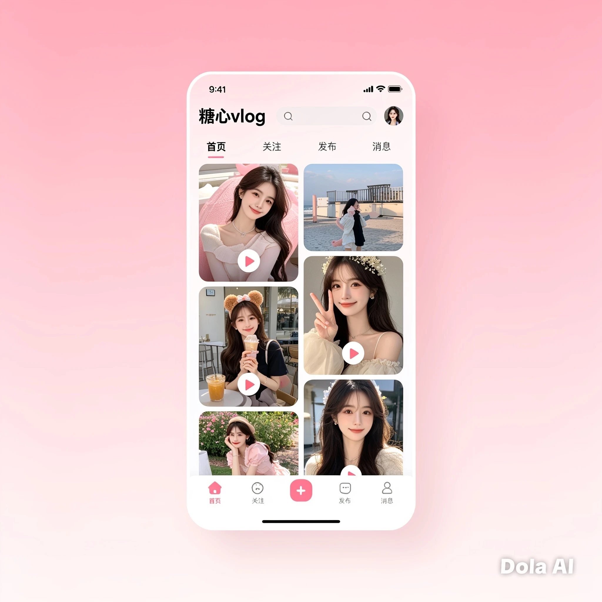 糖心Vlog APP体验界面